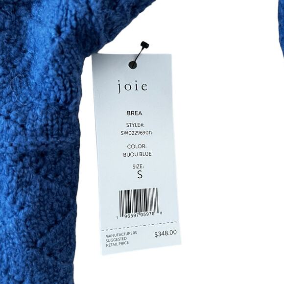 Joie Brea Cardigan Womens Sweater Button Down Blue Long Sleeve Blue S Small - Picture 6 of 8